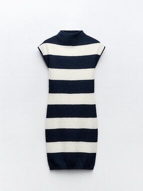 zara stripped dress